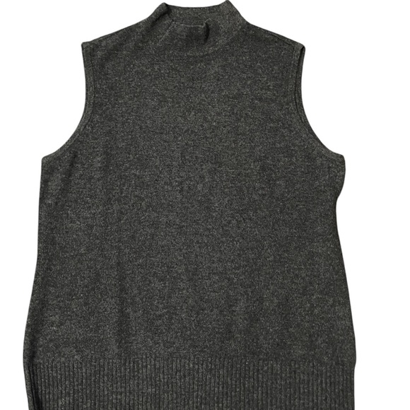 Cashmere Charter Club Luxury Sleeveless Sweater Size Medium Petite - Picture 1 of 8